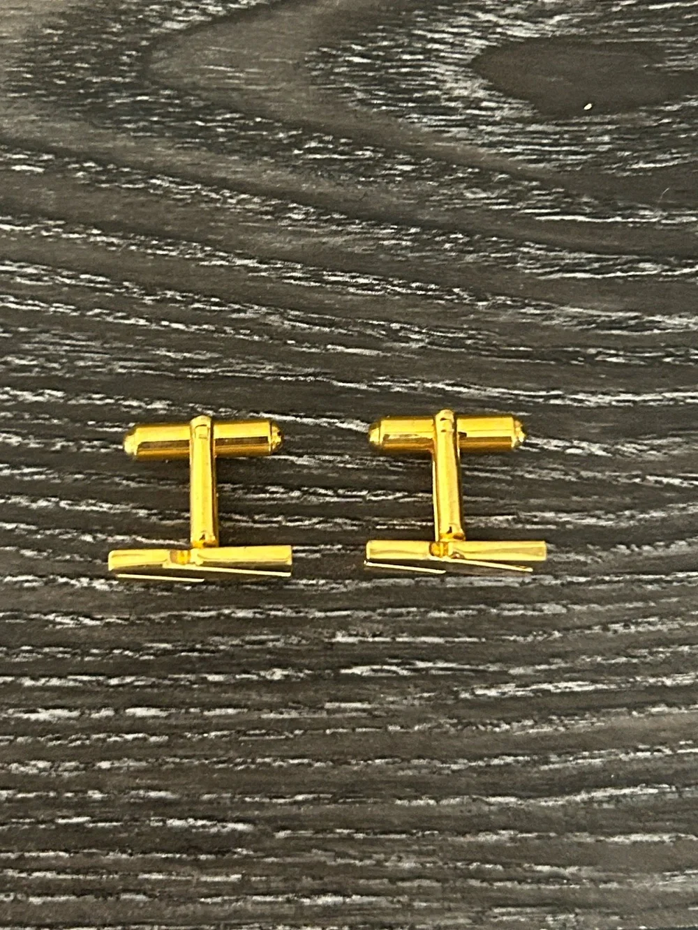 Vintage retro geometric cufflinks